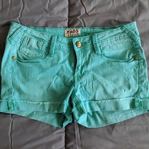 Teal Shorts